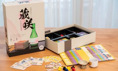 日本酒の酒蔵経営ボードゲーム『蔵咲』一般発売の受注受付が開始