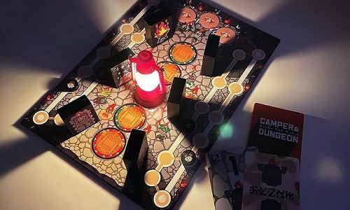 暗闇の中で楽しむボードゲーム『キャンパー＆ダンジョン』がTSUTAYA福岡西新店で期間限定販売・公式サイトでも購入可