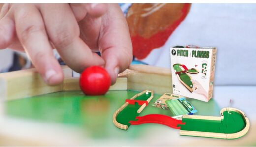 指でボールを弾く木製ミニゴルフゲーム『Pitch＆Plakks』“Kibidango”にてクラウドファンディング支援募集開始