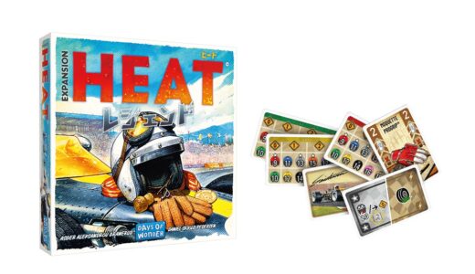 『ヒート：レジェンド』～大人気レースゲーム『ヒート』の拡張セット第4弾が7月下旬発売